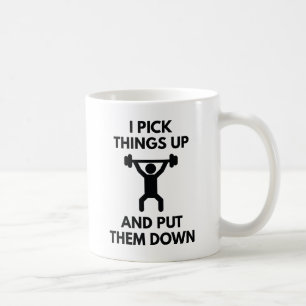 Jag Plockar Upp Saker Kaffemugg