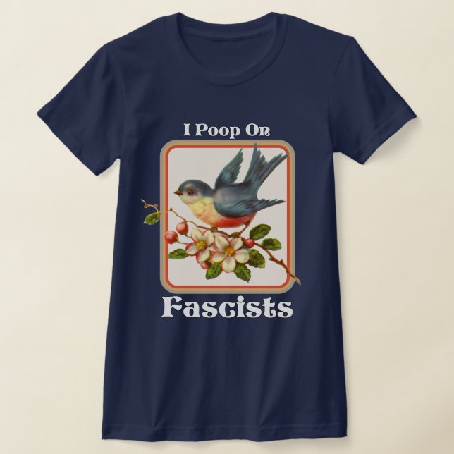 Jag pockar på fascister t shirt (Laydown)