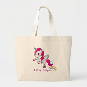 Jag Poop Magic Funny Unicorn Say Jumbo Tygkasse