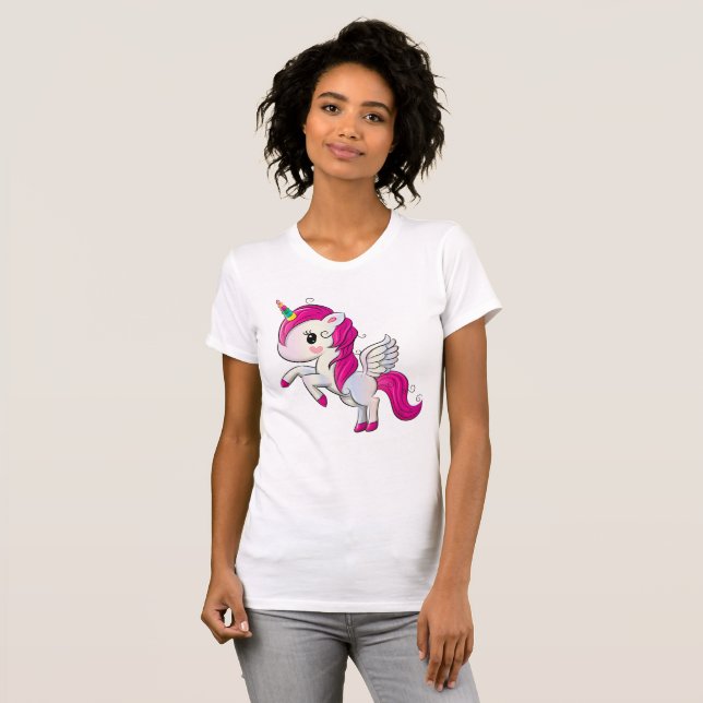 Jag Poop Magic Funny Unicorn Say T Shirt (Hel framsida)