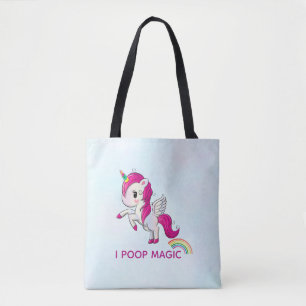 Jag Poop Magic Funny Unicorn Say Tygkasse