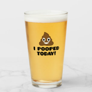 Jag poopade i dag! glaskopp