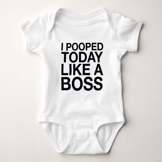 Jag poopade i dag som en Chef T Shirt (Framsida)