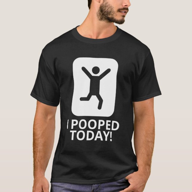 Jag poopade i dag t shirt (Framsida)