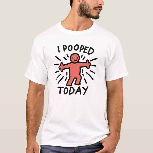 Jag poopade i dag t shirt (Framsida)