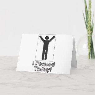 Jag pooped i dag kort