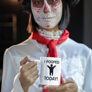 Jag Pooped rånar i dag Kaffemugg