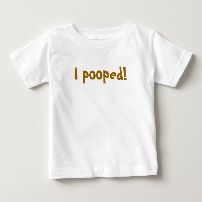 Jag pooped! tee (Framsida)
