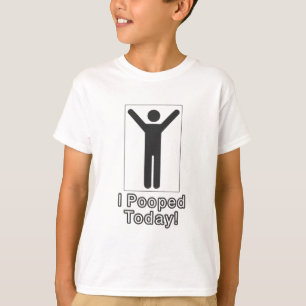 Jag poppade i dag t-shirt
