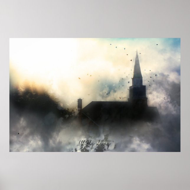 Jag poster Away inspirational (Framsidan)