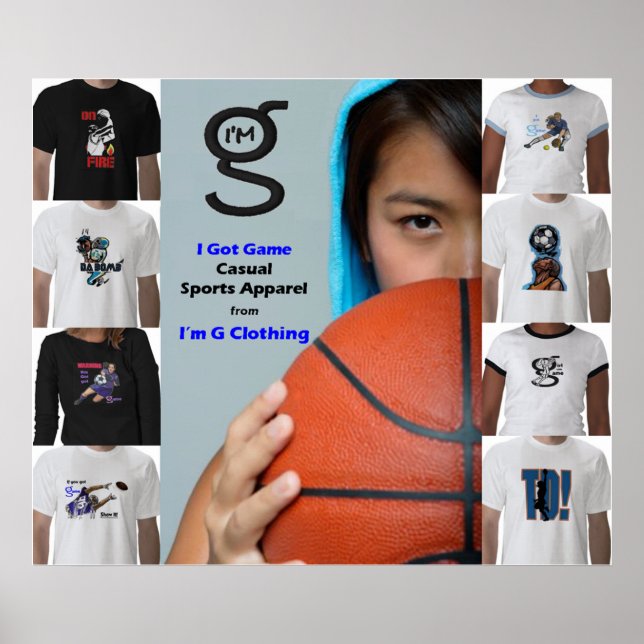 Jag Poster Har Game från G Clothing (Framsidan)