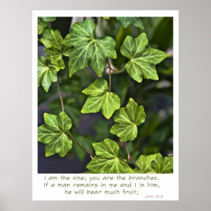 Jag Poster John 15:5 citat
