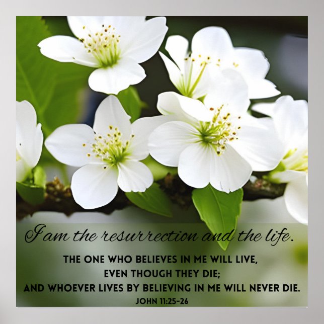 Jag Poster rekurtiv, bibelns verse (Framsidan)