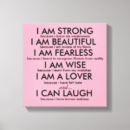 JAG POSTER STARKT CANVASTRYCK