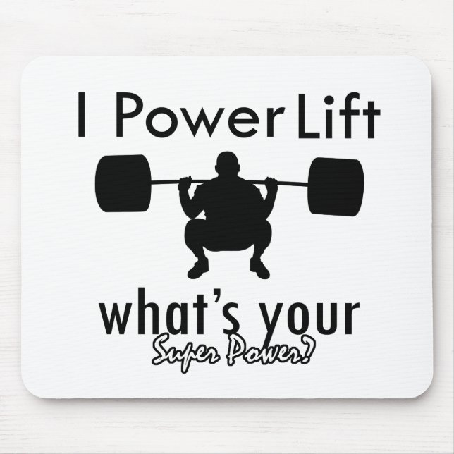 Jag Powerlift vad är din toppen, driver Musmatta (Framsidan)