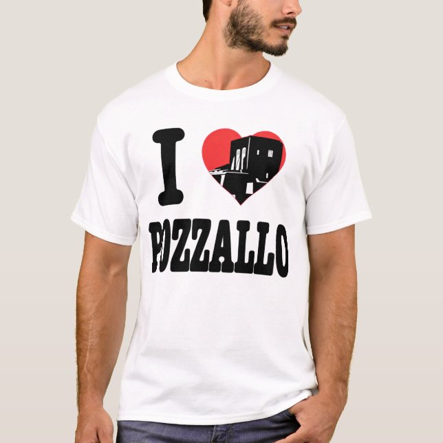 Jag ❤️ Pozzallo T Shirt (Framsida)