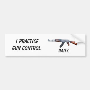 Jag PracticeGun kontrollerar, daily.en Bildekal