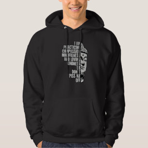 Jag praktiserar medkänsla mindfulness och kärlek hoodie