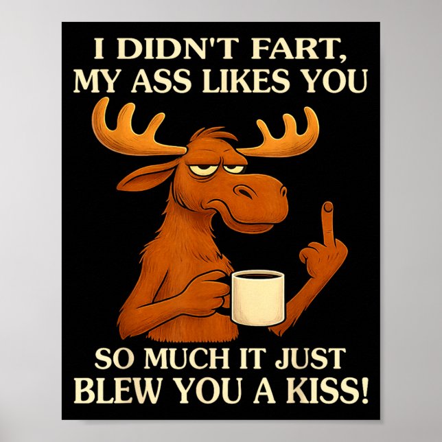 Jag Pratade Inte Mina Gillar Dig Så Mycket Det Bar Poster (Framsidan)