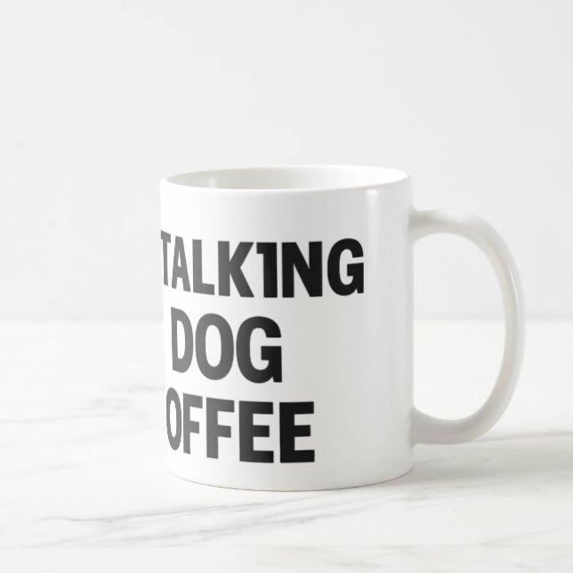 Jag Pratar Bara Med Min Hund & Mitt Kaffe Kaffemugg (Höger)
