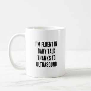 Jag pratar flytande i baby - tack vare ultraljud kaffemugg