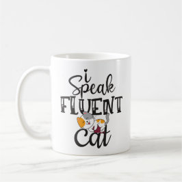 Jag pratar flytande katt humör underbar kattunge kaffemugg