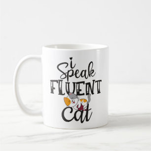 Jag pratar flytande katt humör underbar kattunge kaffemugg