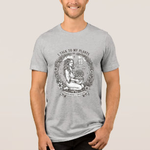 Jag Pratar Med Mina Växter Humor T-Shirt