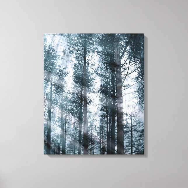 Jag pratar med Träd... Canvastryck (Framsida)