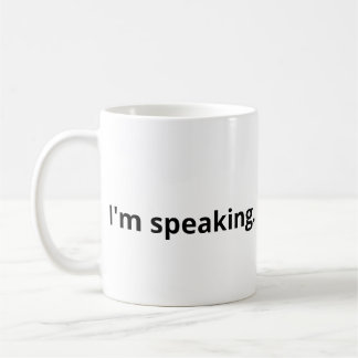 Jag pratar mugg