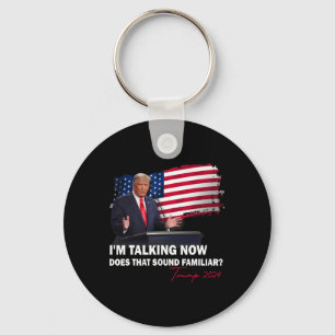 Jag Pratar Nu Låter Det Bekant Trump Ele Nyckelring