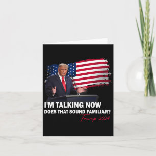 Jag pratar nu om Ljud familjär Trump 202 Kort