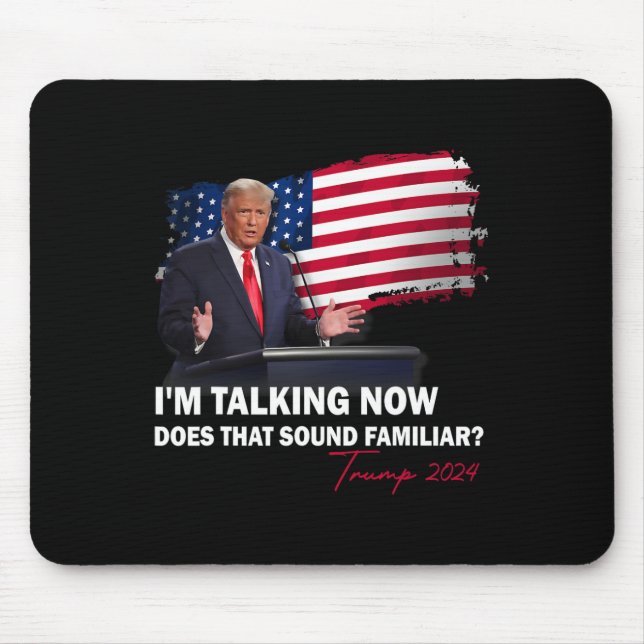 Jag pratar nu om Ljud familjär Trump 202 Musmatta (Framsidan)