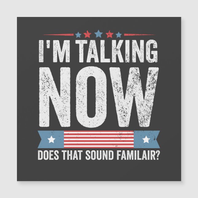 Jag pratar nu Trump Kamalas president Debatt (Framsida)