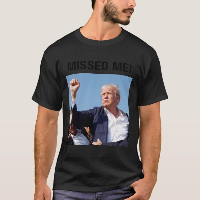 Jag! President Trump T Shirt (Framsida)