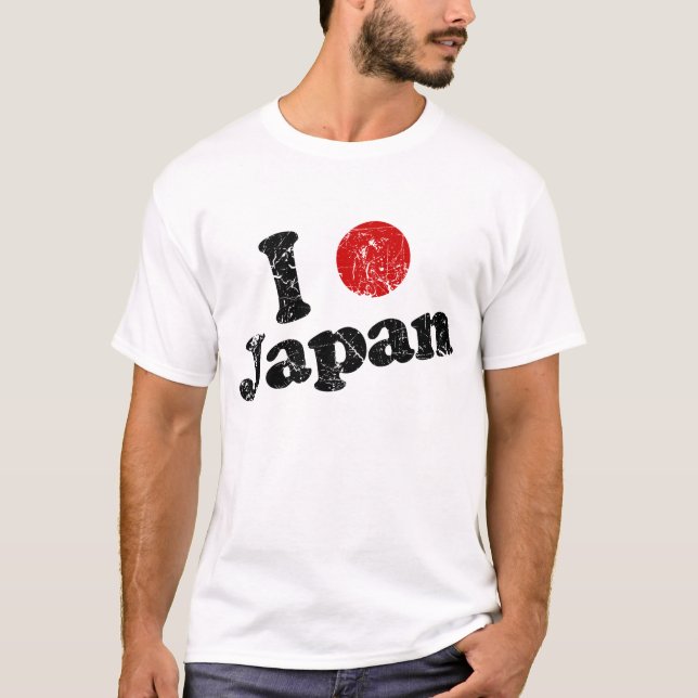 jag pricker (hjärta) japan t-shirt (Framsida)