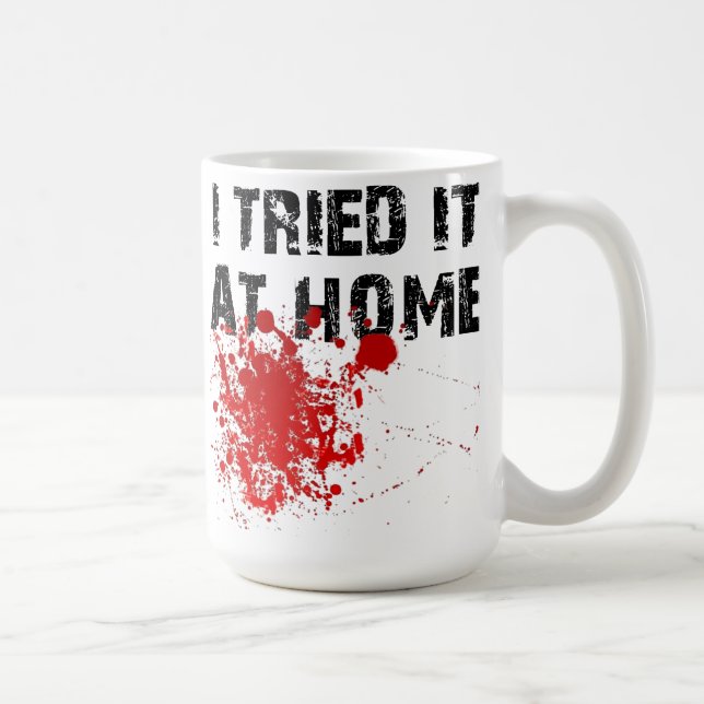Jag Provade Det Hemma Rolig Resemugg Kaffemugg (Höger)