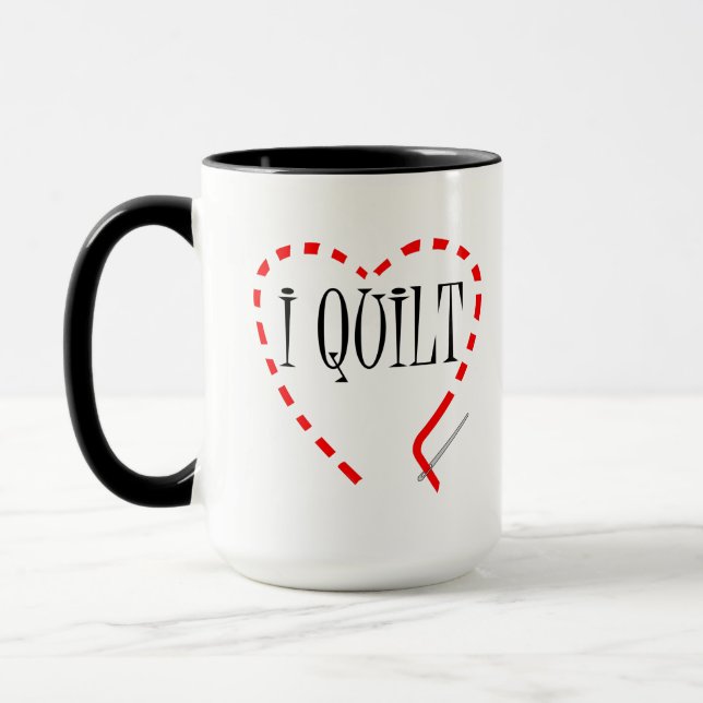 Jag Quilt Mugg (Vänster)