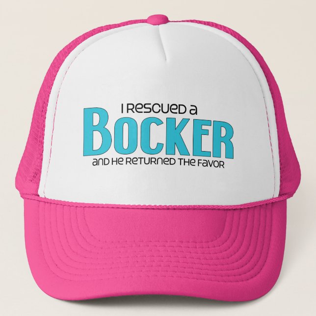 Jag räddade en design för Bocker (manlig) Truckerkeps (Framsida)