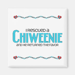 Jag räddade en design för Chiweenie (manlig) Magnet