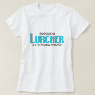 Jag räddade en Lurcher (den Male hunden) T-shirt