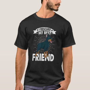 Jag räddade min bästa vän att adoptera Hund och sp T Shirt