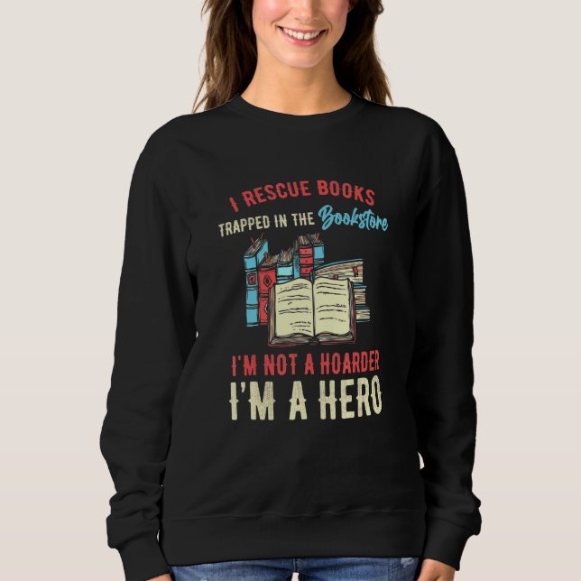 Jag Rädding Bok fångade i bokaffären Im inte en Ho T Shirt (Framsida)