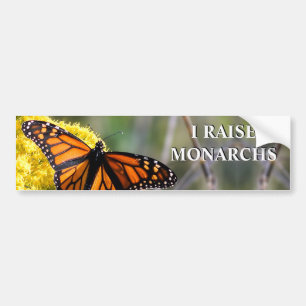 Jag Raise Monarchs Bumper Sticker Bildekal
