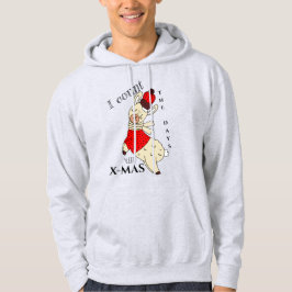 Jag räknar dagarna till X-MAS Llama Hoodie