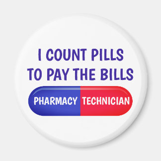 Jag räknar Pills för att Betala fakturorna Magnet