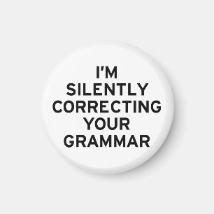 Jag rättar Grammar Magnet