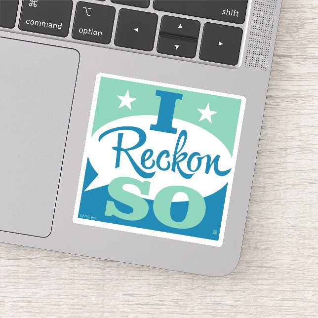 Jag Reckon So Klistermärken (Detalj)