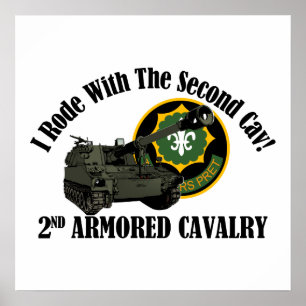 Jag red med den 2nd ACREN! Howitzer Poster