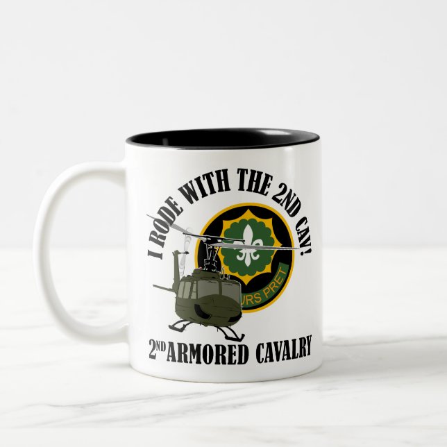 Jag red med den 2nd ACREN Två-Tonad Mugg (Vänster)